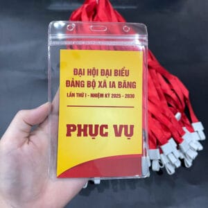 Bao thẻ nhựa dẻo trong suốt hiện rõ nội dung