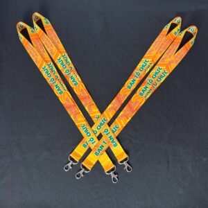 Dây đeo thẻ cho ban tổ chức in logo nhận diện thương hiệu